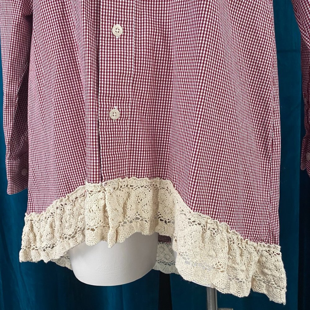 Alabama Crimson Tide Checkered Button Down Shirt - Picture 3 of 6